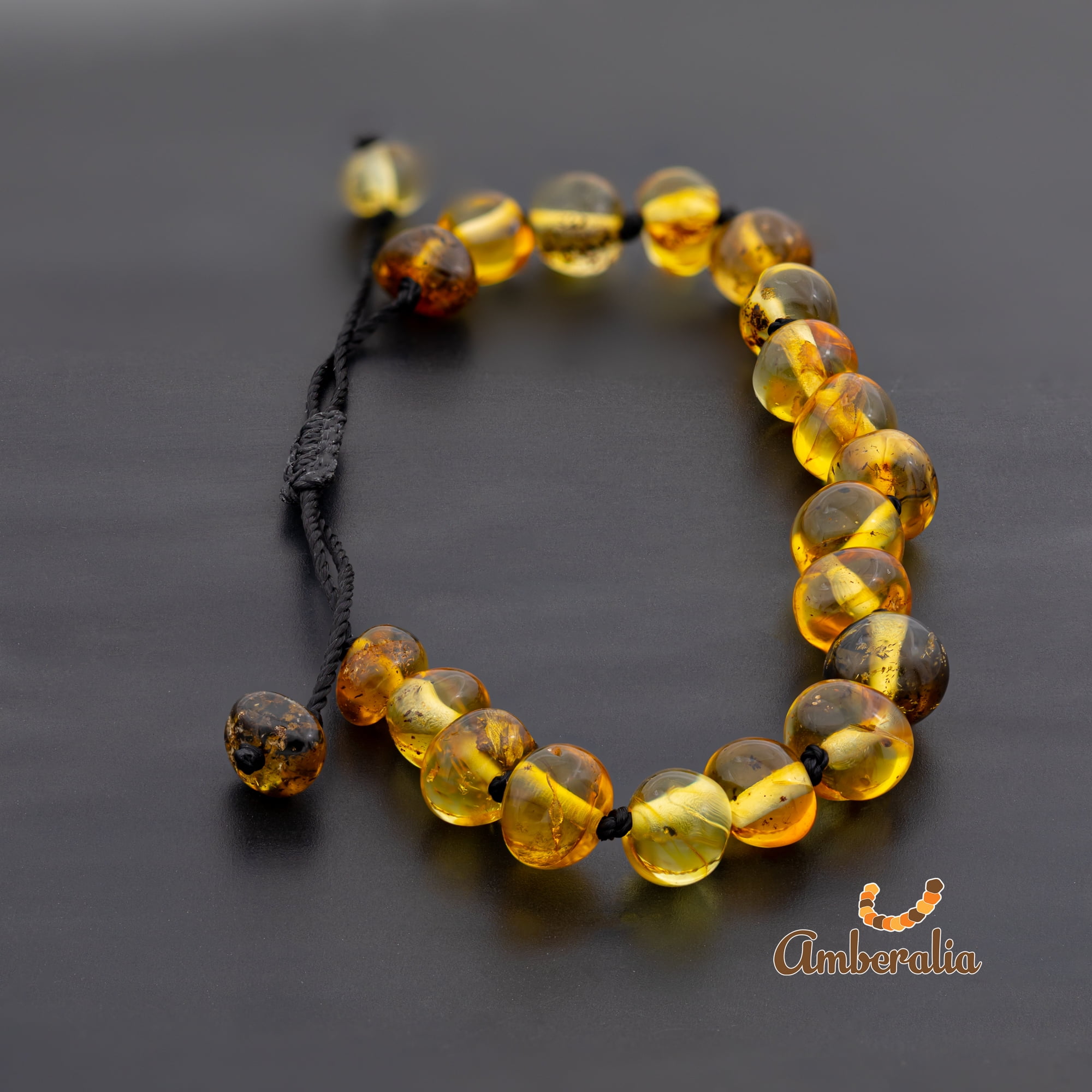 Genuine Baltic Amber Beaded Bracelet – Art of Nature Jewelry